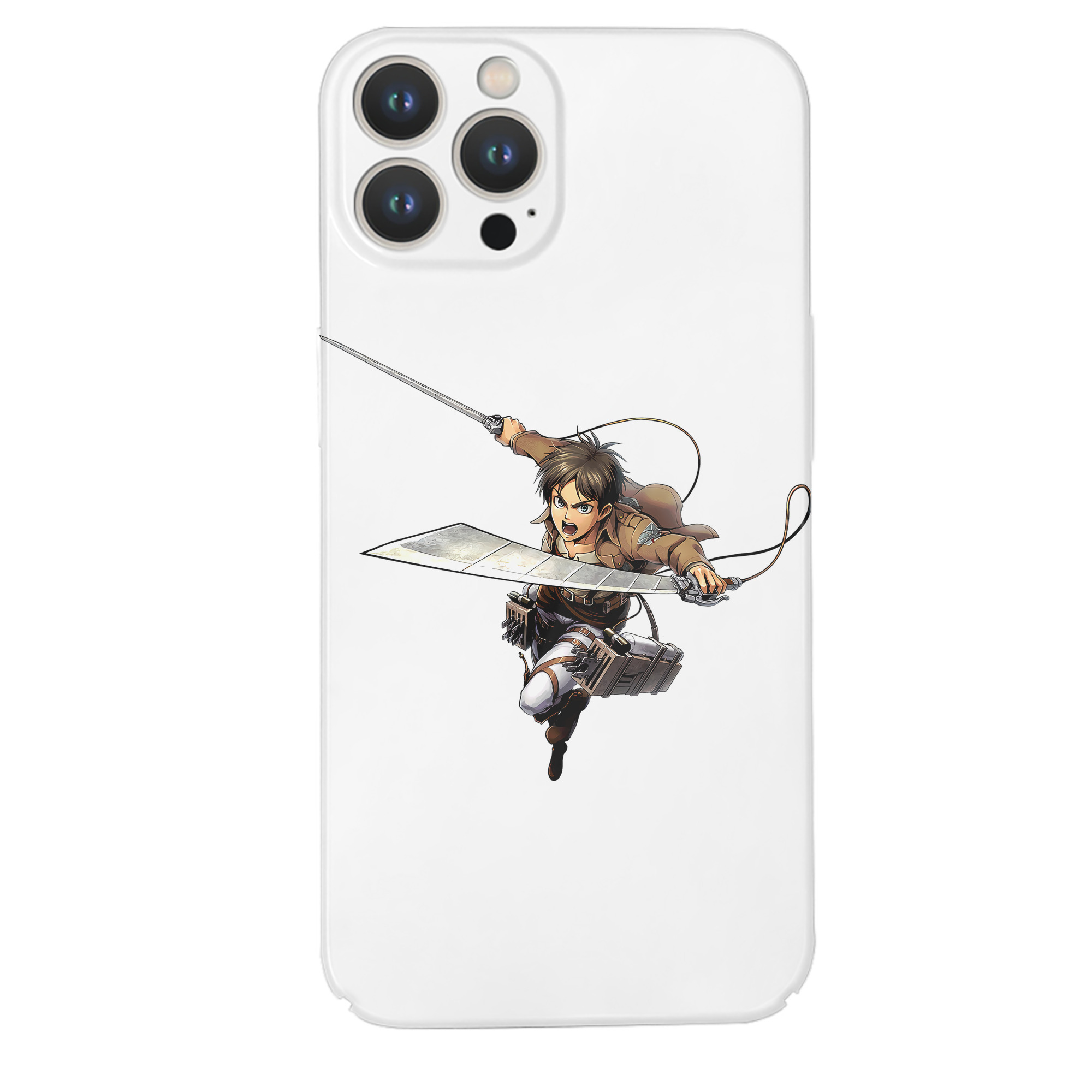 （画像用） 進撃の巨人 エレン･イェーガー Attack on Titan Eren Jäger 【iPhone 14シリーズ対応】ハードケース
